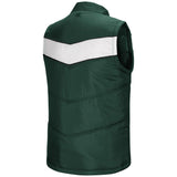Michigan State Spartans Colosseum "Red Beaulieu" Full Zip Puffer Vest - Sporting Up