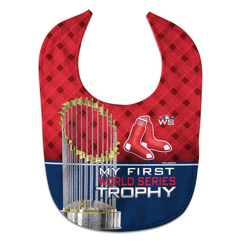 Shop Boston Red Sox 2018 MLB World Series Champions WinCraft Infant Baby Bib - Sporting Up