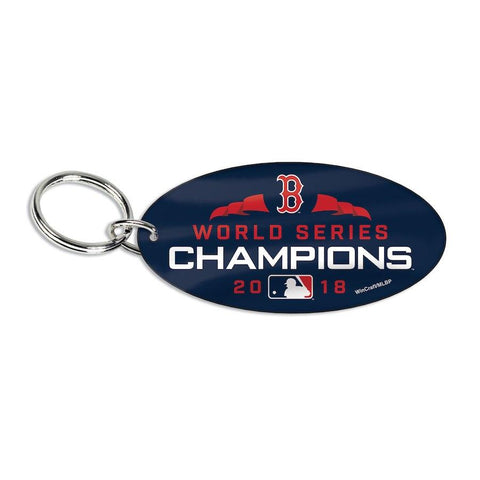 Boston Red Sox 2018 MLB World Series Champions Wincraft glänzender Schlüsselanhänger – sportlich