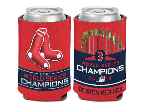 Enfriador de latas del trofeo Wincraft de campeones de la serie mundial de la mlb de los Boston Red Sox 2018 - sporting up
