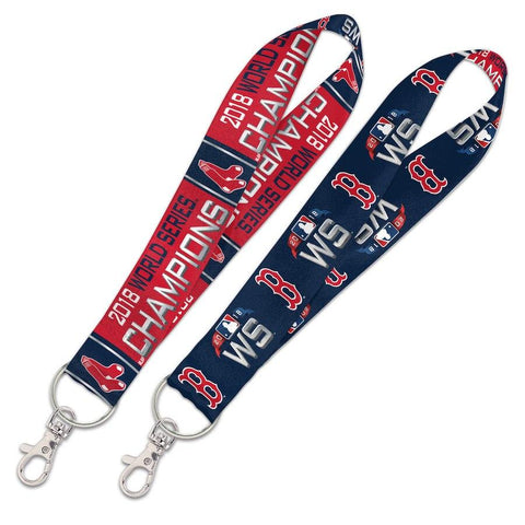 Boston Red Sox 2018 MLB World Series Champions WinCraft Keystrap with Clasp - Sporting Up
