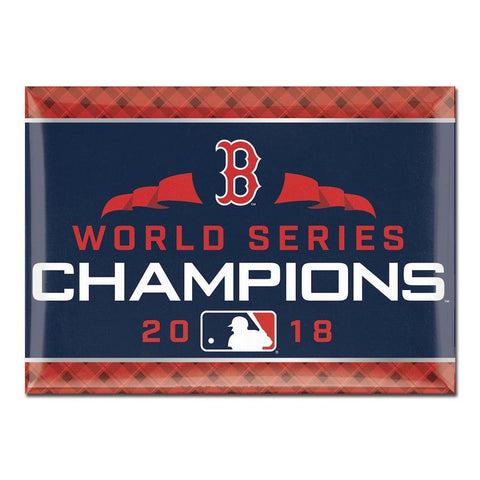 Boston Red Sox 2018 MLB World Series Champions WinCraft Refrigerator Magnet - Sporting Up