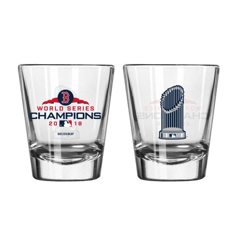 Shop Boston Red Sox 2018 MLB World Series Champions Boelter Trophy Shot Glass (2oz) - Sporting Up