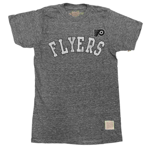 Achetez Le T-Shirt "Flyers" Tri-Mélange Gris Doux De La Marque Rétro Des Flyers De Philadelphie - Sporting Up