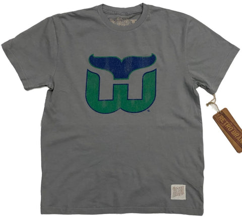 Shop Hartford Whalers Retro Brand Gray Soft Cotton Short Sleeve Hockey T-Shirt - Sporting Up