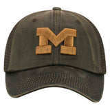 Michigan Wolverines TOW Brown "Chestnut" Style Mesh Adj. Strap Relax Hat Cap - Sporting Up