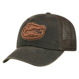 Florida Gators TOW Brown "Chestnut" Style Mesh Adj. Strap Relax Hat Cap - Sporting Up