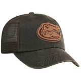 Florida Gators TOW Brown "Chestnut" Style Mesh Adj. Strap Relax Hat Cap - Sporting Up