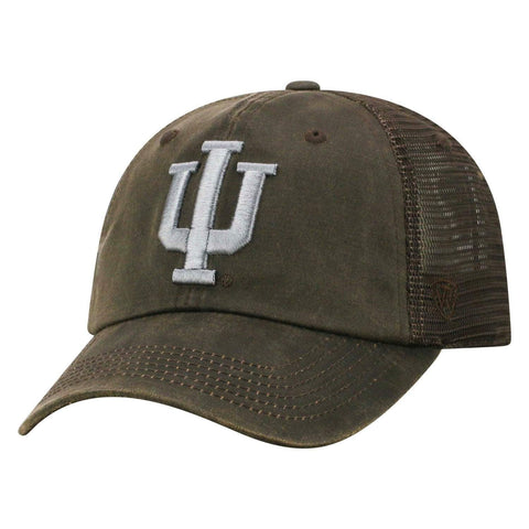 Shop Indiana Hoosiers TOW Brown "Chestnut" Style Mesh Adj. Strap Relax Hat Cap - Sporting Up