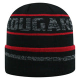 Washington State Cougars TOW Black Striped "Effect" Style Cuffed Knit Beanie Cap - Sporting Up