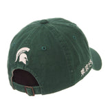 Michigan State Spartans Zephyr Tokyodachi Shibuya Dark Green Adj. Slouch Hat Cap - Sporting Up