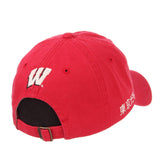 Wisconsin Badgers Zephyr Tokyodachi Shibuya Red Adj. Slouch Hat Cap - Sporting Up