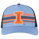 Illinois Fighting Illini TOW "Inferno" Mesh Structured Snapback Hat Cap - Sporting Up