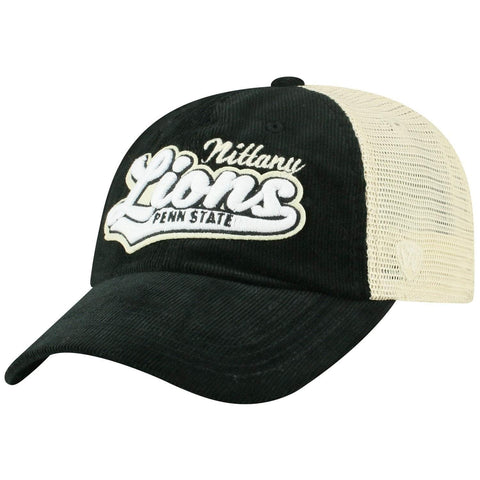 Penn State Nittany Lions TOW "Rebel" Corduroy & Mesh Snapback Relax Hat Cap - Sporting Up