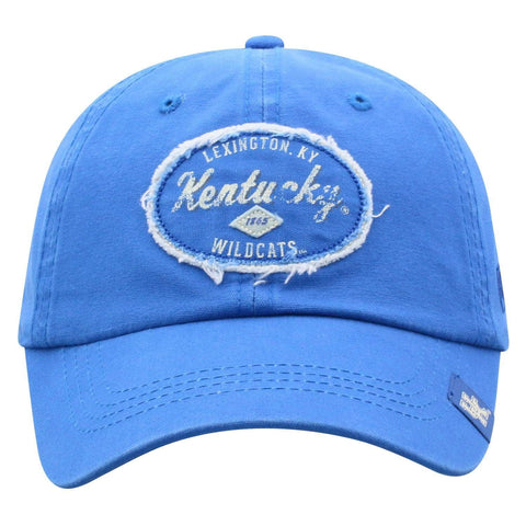 Shop Kentucky Wildcats TOW Royal Blue "Tatter" Patch Logo Adj. Slouch Hat Cap - Sporting Up