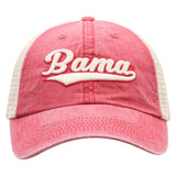 Alabama Crimson Tide TOW Red "Raggs" Mesh Script Logo Snapback Slouch Hat Cap - Sporting Up