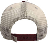 Los seminoles del estado de Florida remolcan granate "raggs" malla script snapback slouch hat cap - sporting up