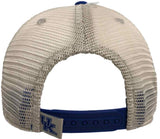 Kentucky Wildcats TOW Blue "Raggs" Mesh Script Logo Snapback Slouch Hat Cap - Sporting Up