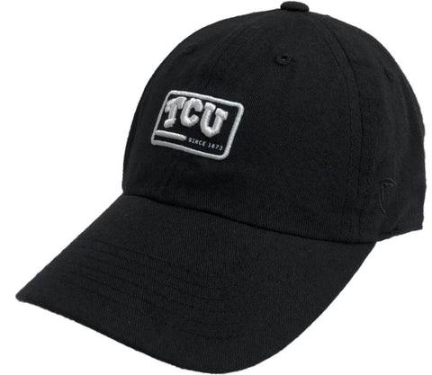 Shop Texas Christian TCU Horned Frogs TOW Black "Broadcast" Adj. Slouch Hat Cap - Sporting Up