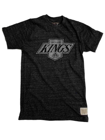 Los Angeles Kings Retro Brand Charcoal Tri-Blend Short Sleeve Vintage T-Shirt - Sporting Up