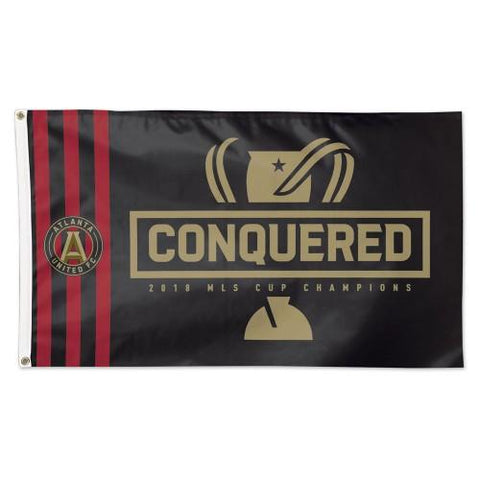 Shop Atlanta United FC 2018 MLS Cup Champions WinCraft Conquered Deluxe Flag (3'x5') - Sporting Up