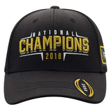 Clemson Tigers 2018-2019 Football National Champions Black Mesh Adj. Hat Cap - Sporting Up