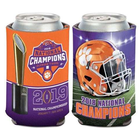 Shop Clemson Tigers 2018-2019 Football National Champions WinCraft Can Cooler - Sporting Up