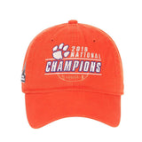 Clemson Tigers 2018-2019 Football National Champions Orange Adj Crew Hat Cap - Sporting Up