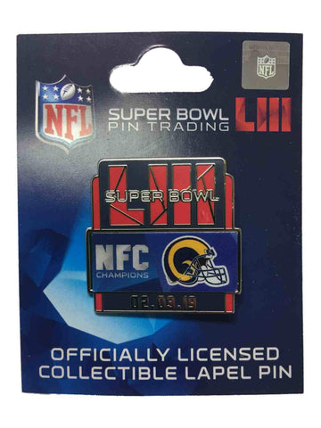 Kaufen Sie Los Angeles Rams 2018–2019 Super Bowl Liii 02.03.19 Anstecknadel NFC Champions – sportlich