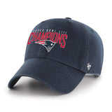 New England Patriots 2018-2019 Super Bowl LIII Champions Clean Up Adj Hat Cap - Sporting Up
