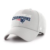 New England Patriots 2018-2019 Super Bowl LIII Champions Gray MVP Adj Hat Cap - Sporting Up