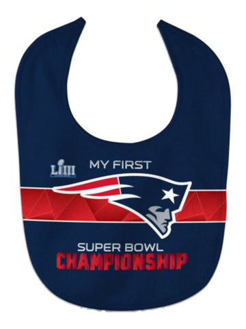 New England Patriots 2018-2019 Super Bowl LIII Champions Infant Baby Bib - Sporting Up
