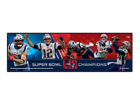Shop New England Patriots 2018-2019 Super Bowl LIII Champions Players Wood Sign - Sporting Up