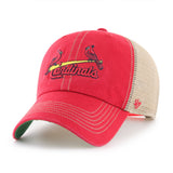 St. Louis Cardinals '47 Red Trawler Clean Up Mesh 1999 Logo Adj. Slouch Hat Cap - Sporting Up