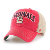 St. Louis Cardinals '47 Red Tuscaloosa Clean Up Mesh Snapback Slouch Hat Cap - Sporting Up