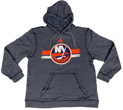 Shop New York Islanders Adidas Navy "Ultimate Hood" Soft & Comfy Hoodie Sweatshirt - Sporting Up