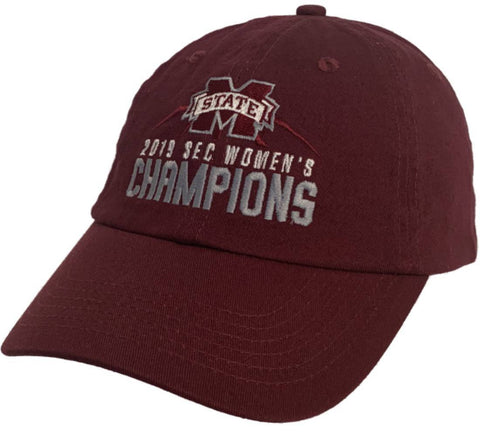 Compre gorra de vestuario de los campeones de baloncesto femenino de la SEC de los Mississippi State Bulldogs 2019 - Sporting Up