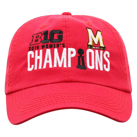Compre gorra de vestuario de campeones de baloncesto femenino Maryland Terrapins 2019 BIG 10 - Sporting Up