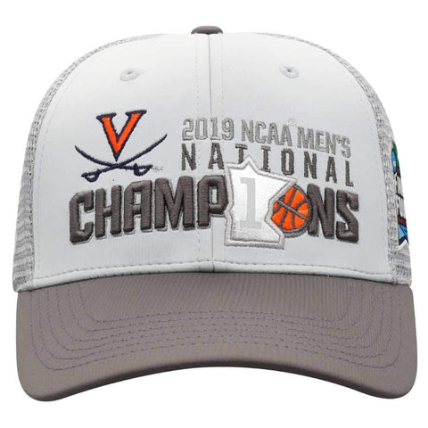 Shop Virginia Cavaliers 2019 NCAA Basketball Champions Structured Mesh Adj Cap - Sporting Up