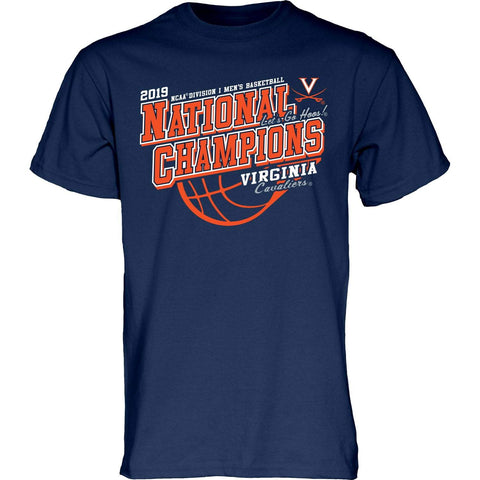 Shop Virginia Cavaliers 2019 Basketball National Champions Let's Go Hoos T-Shirt - Sporting Up