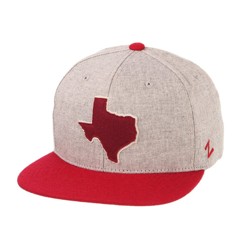 Shop Texas A&M Aggies Zephyr "Boulevard" State Logo Structured Adj. Flat Bill Hat Cap - Sporting Up