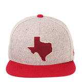 Texas A&M Aggies Zephyr "Boulevard" State Logo Structured Adj. Flat Bill Hat Cap - Sporting Up