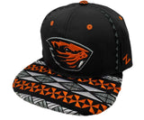 Oregon State Beavers Zephyr "Makai" TOA Collection Black Adj. Flat Bill Hat Cap - Sporting Up