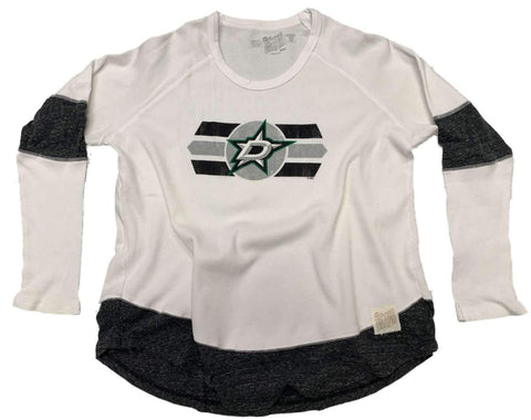 Shop Dallas Stars NHL Retro Brand WOMEN'S White Long Sleeve Thermal T-Shirt - Sporting Up