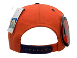 Clemson Tigers Zephyr Orange & Purple Structured Snapback Flat Bill Hat Cap - Sporting Up