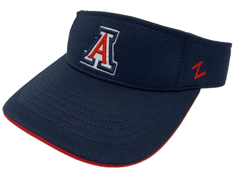 Shop Arizona Wildcats Zephyr Navy Adjustable Strap Performance Golf Visor Hat Cap - Sporting Up