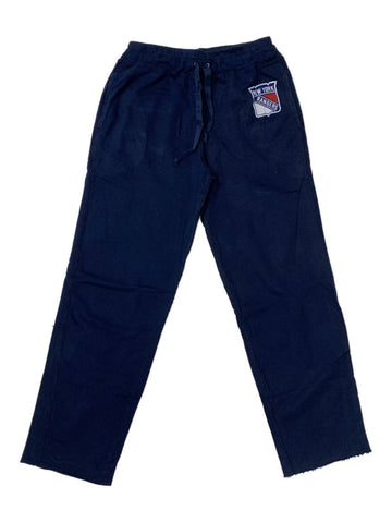 Shop New York Rangers Retro Brand Men's Navy Drawstring Sweatpants - Sporting Up