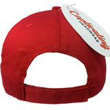 Wisconsin Badgers Captivating Headwear Black Red Structured Adj. Strap Hat Cap - Sporting Up