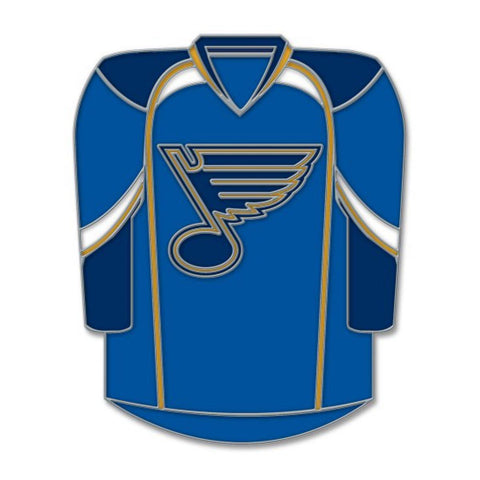Épinglette en métal de collection pour maillot WinCraft Team Colors des St. Louis Blues de la LNH - Sporting Up