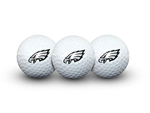 Ensemble de balles de golf WinCraft blanches des Eagles de Philadelphie avec logo de l'équipe (paquet de 3) - Sporting Up